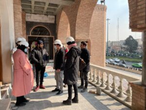 حضور دانشجویان بین‌الملل دانشگاه علم و فرهنگ در برنامه بازدید از پروژه‌های عمرانی پایتخت